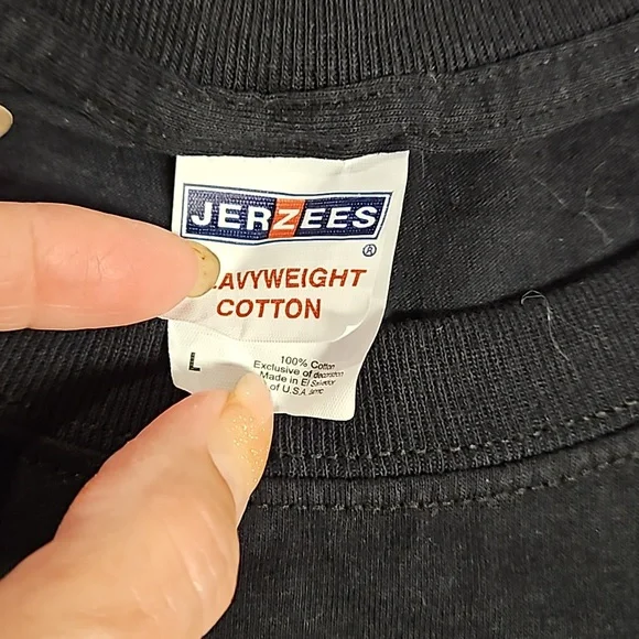 'I do know it all, I just can't remember it all at once.' black graphic tee Lg - Picture 4 of 5